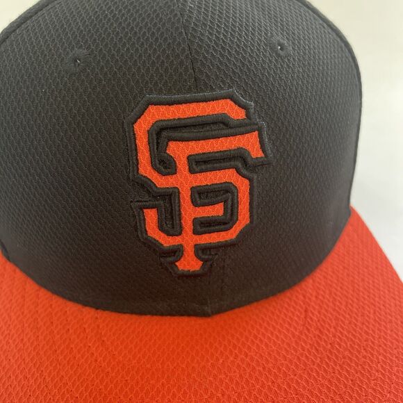 San Francisco Giants New Era 59Fifty Fitted Hat Baseball Cap 7 3/8 Black MLB - Picture 5 of 10